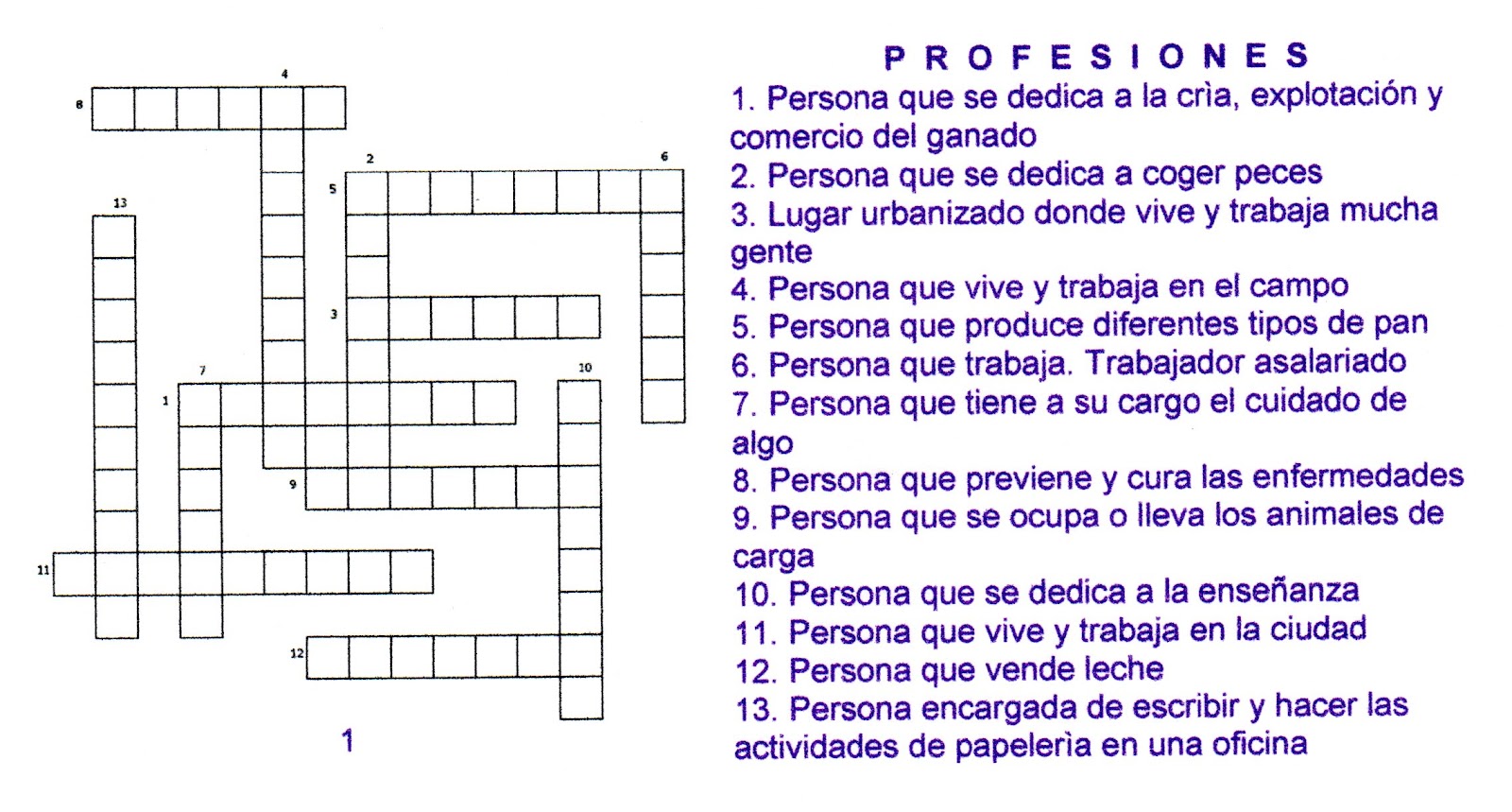 Casa De Recreo En El Campo Crucigrama