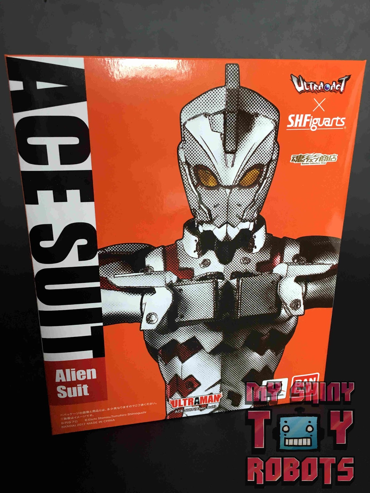 My Shiny Toy Robots: Toybox REVIEW: Ultra Act x S.H. Figuarts Ace Suit