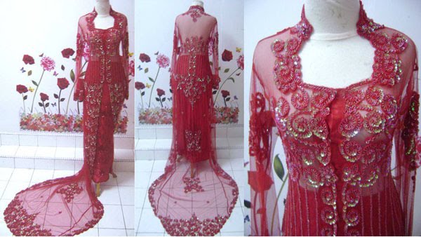 kebaya wedding modern