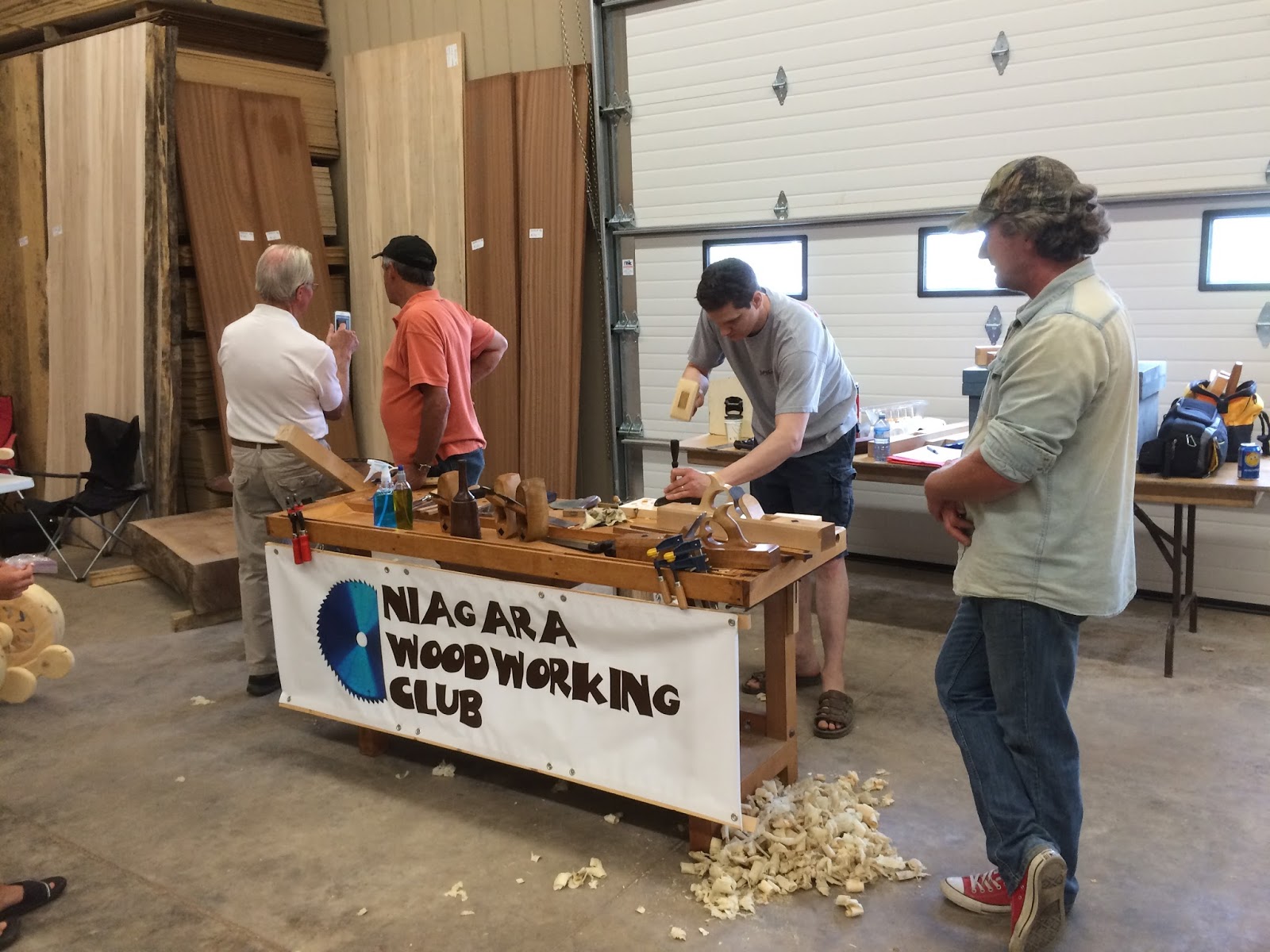 Niagara Woodworking Club NWWC at the Wood Shed's 25th Anniversary Event