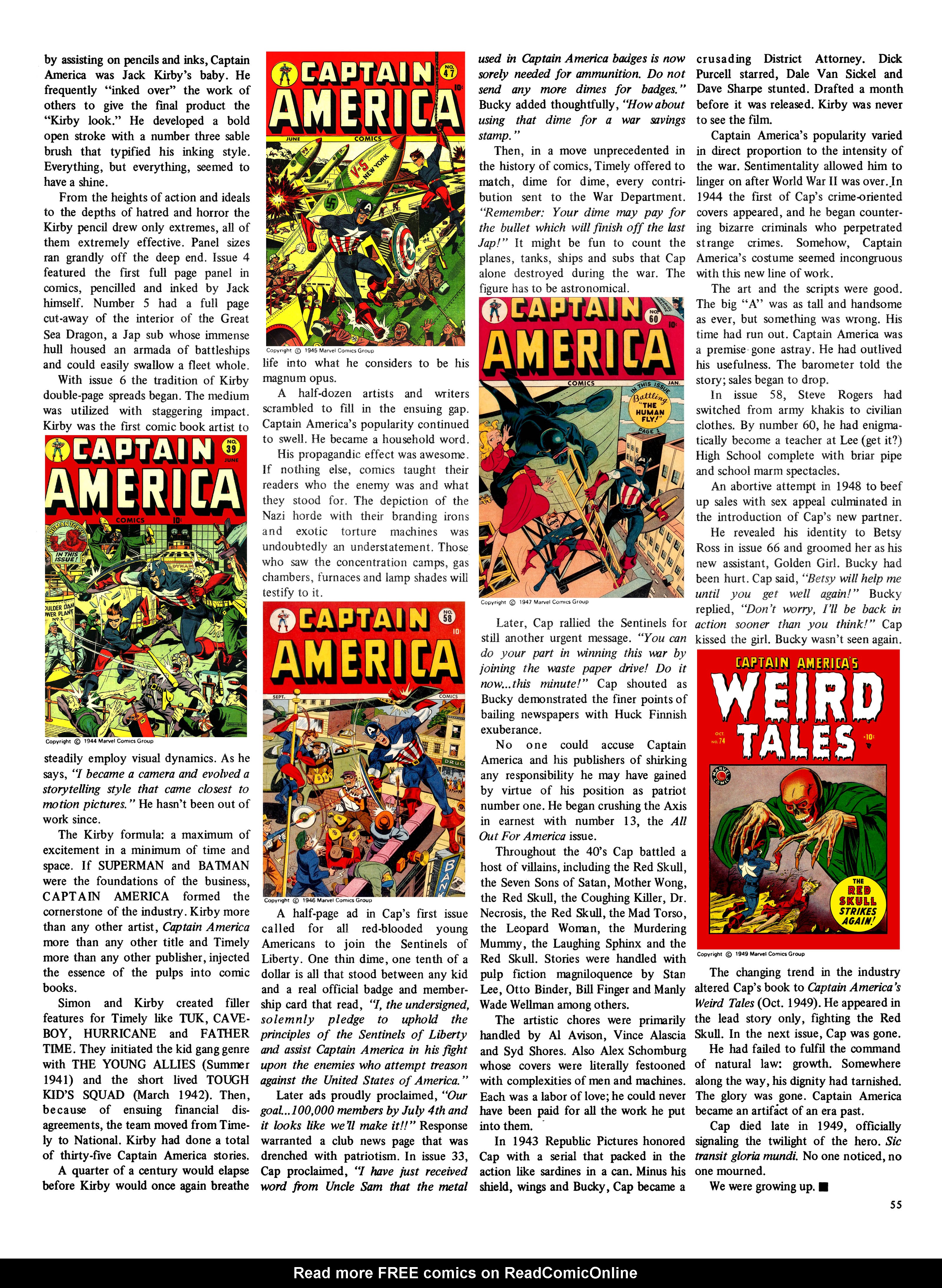 Read online The Steranko History of Comics comic -  Issue # TPB 1 - 55