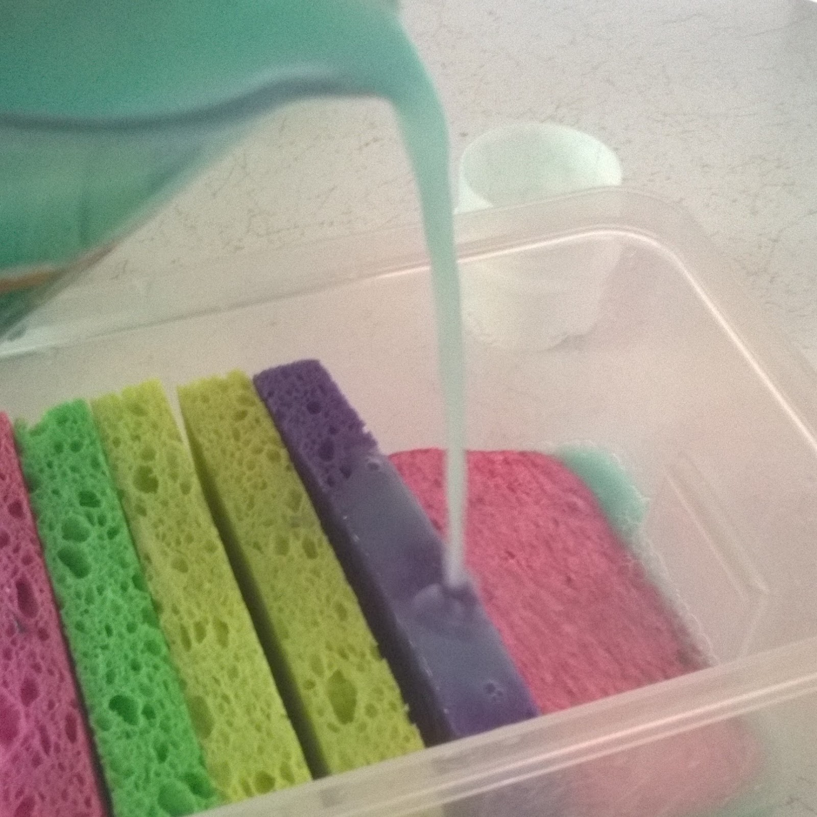 My Really, Real Reality Simple DIY Dryer Sheet Sponges