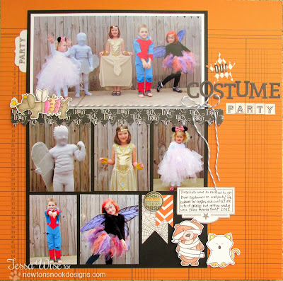 Boo Crew Halloween Scrapbook page by Tessa Wise