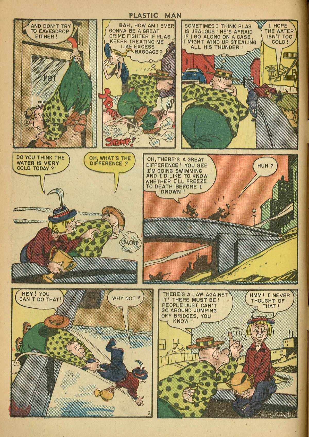 Read online Plastic Man (1943) comic -  Issue #44 - 4