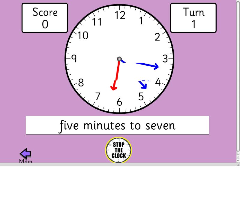 iintegratetechnology: Math Telling Time Website