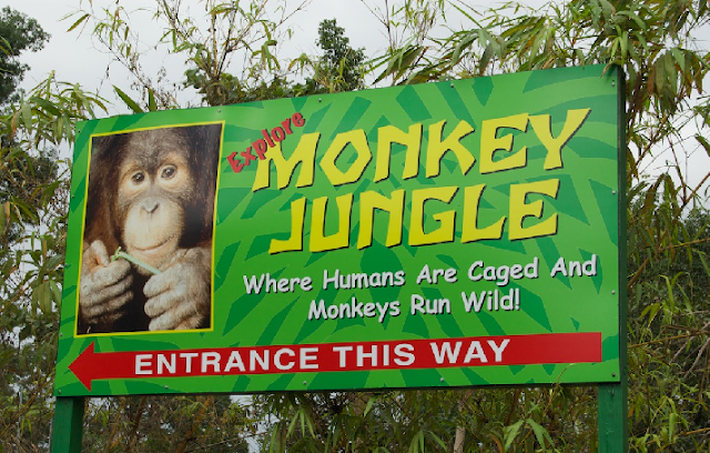 Entrada do Zoológico de macacos em Miami Entrada do Zoológico de macacos em Miami