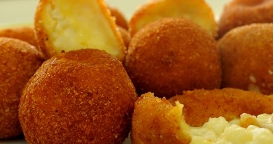 Cheese Balls Stuffed with Chicken Recipe