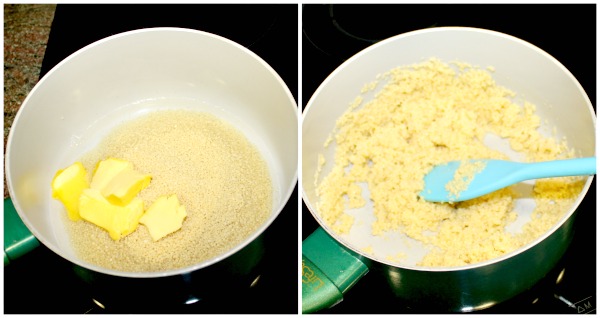 Receta de cous cous con pollo, paso a paso y con fotografías