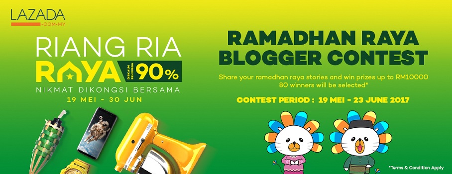 Lazada Ramadhan Raya | Deko raya dengan gantung frame Lazada Ramadhan Raya | Deko raya dengan gantung frame