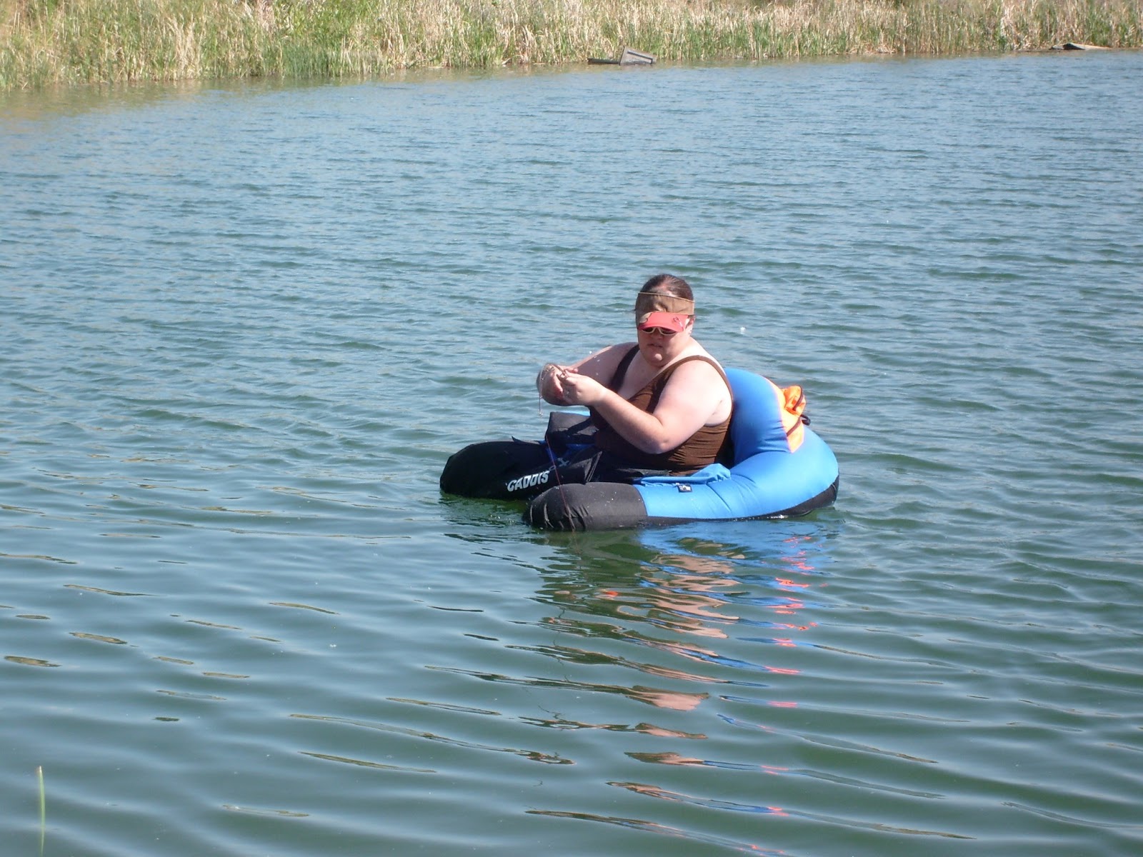 Girls In The Outdoors: I L ove My Float Tube!