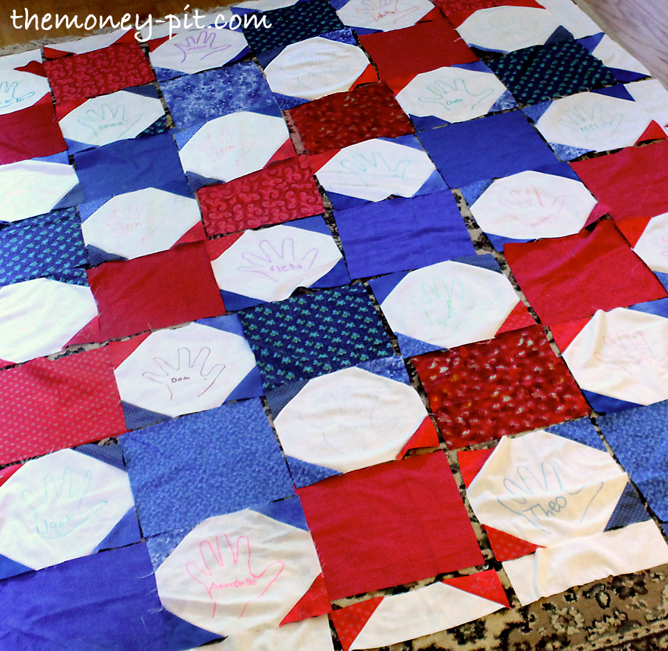 Then go ahead and join the snowballs, solid blocks and borders until