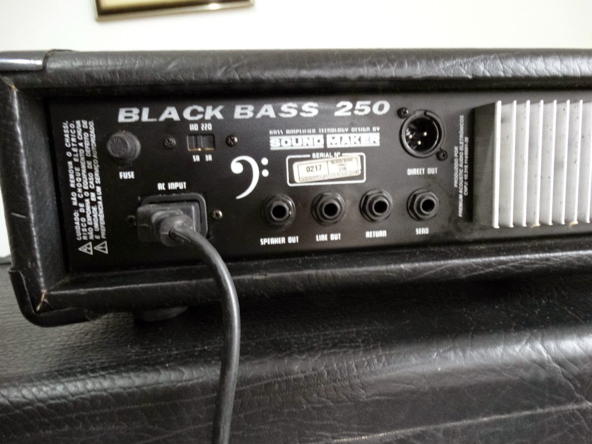 Amplificador de contrabaixo Sound Maker Mod Black Bass 250