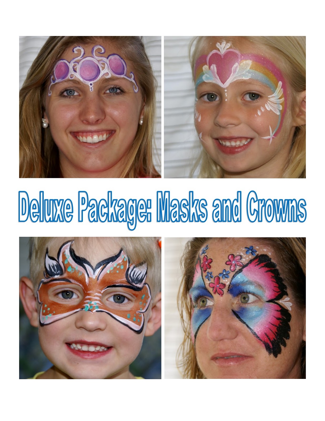 Paintings By Beth: New Face Painting Designs