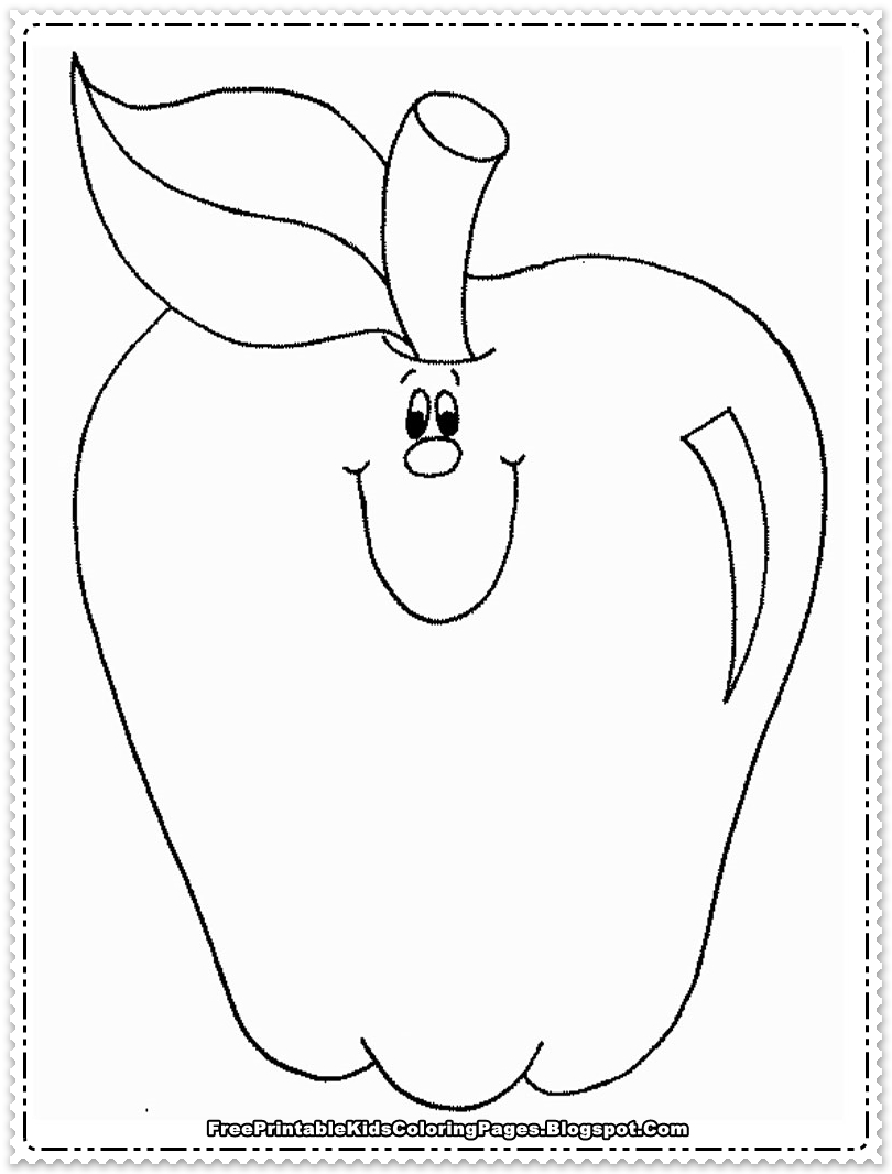 a apple coloring pages - photo #40