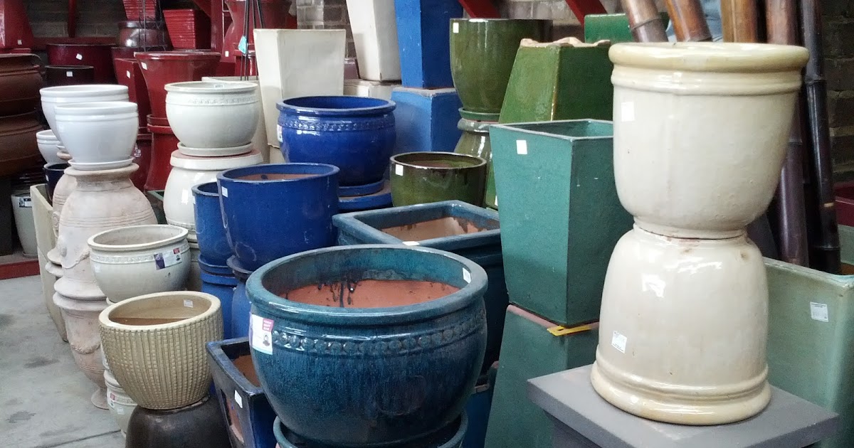 Pots Galore: Outdoor Planting Large Glazing Pots