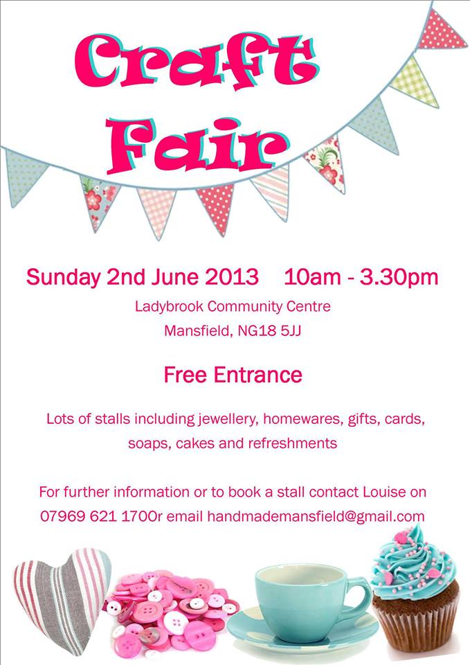 Pookledo Craft Fair LadyBrook Mansfield, Nottinghamshire