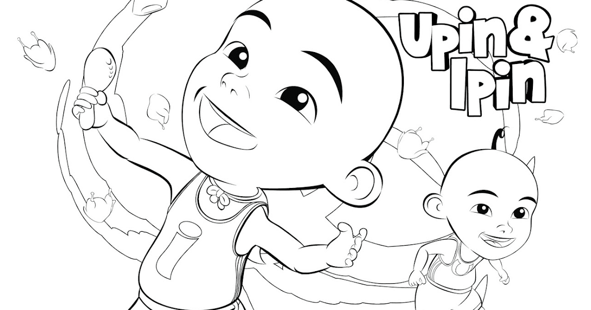 Sketsa Upin Ipin Jian Gao Baby Shark Polisi Indonesia Sudan