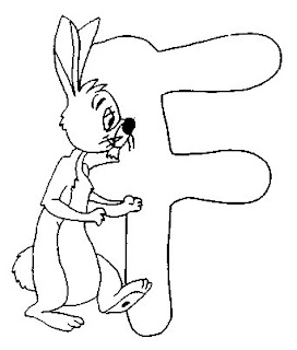 alfabeto ursinho puiff letra f