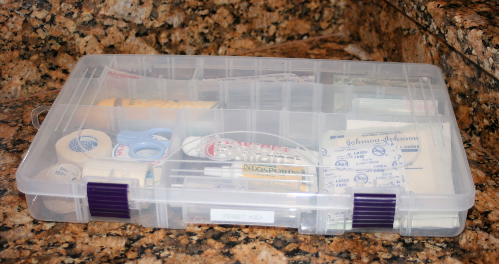 Smart and Simple Organizing Organized First Aid Kit!