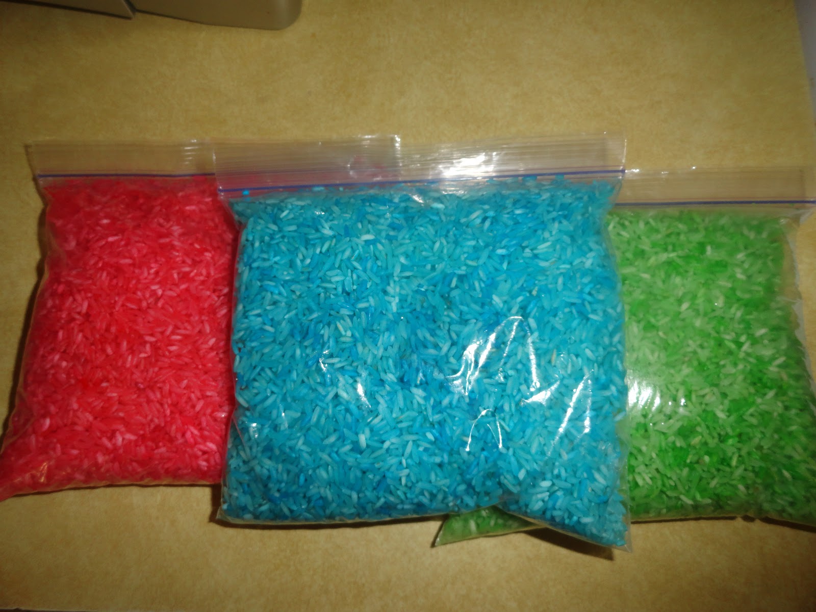 From My Life to yours...: Colored Rice