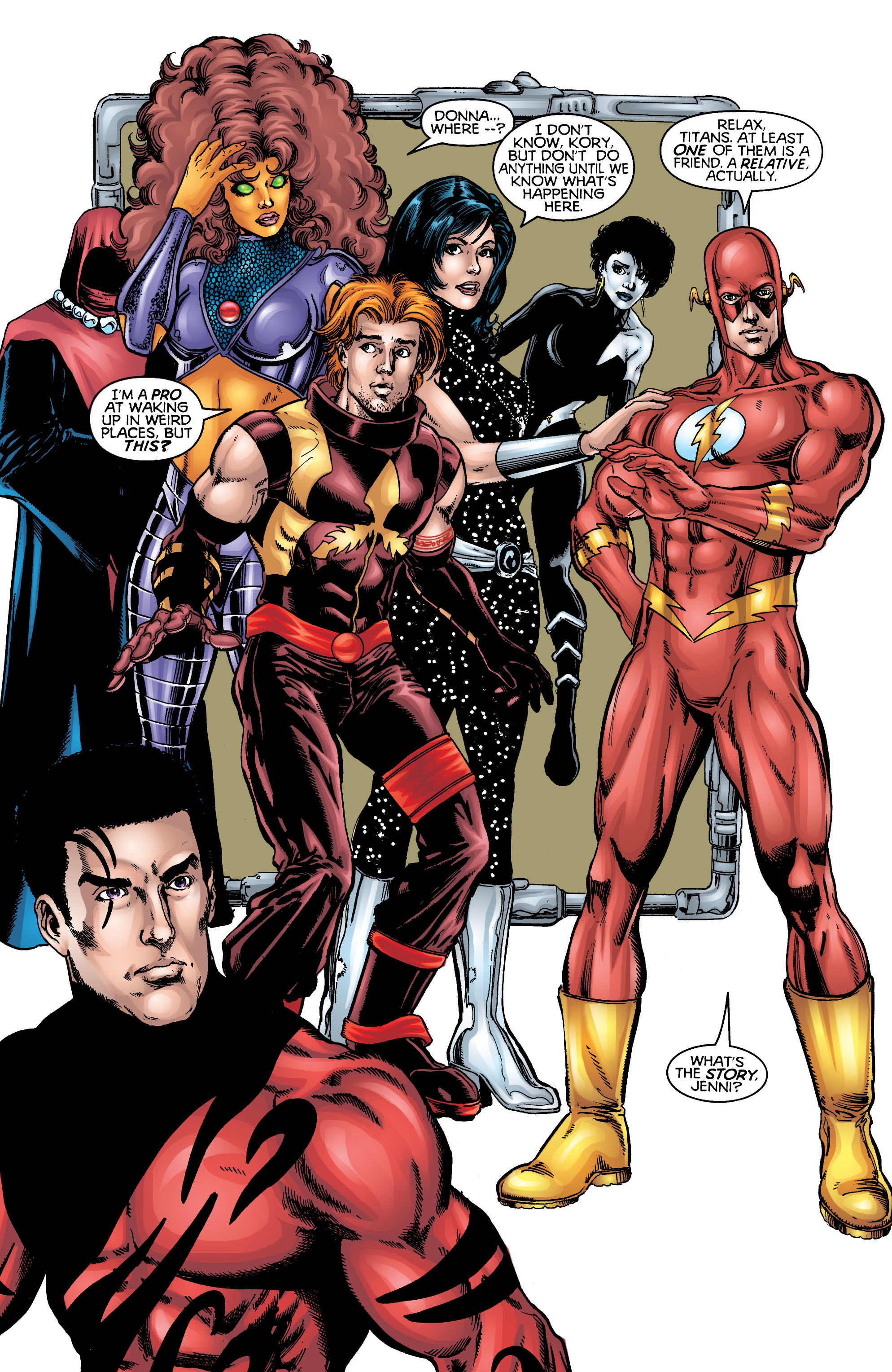 Read online Titans/Legion of Super-Heroes: Universe Ablaze comic -  Issue #1 - 18
