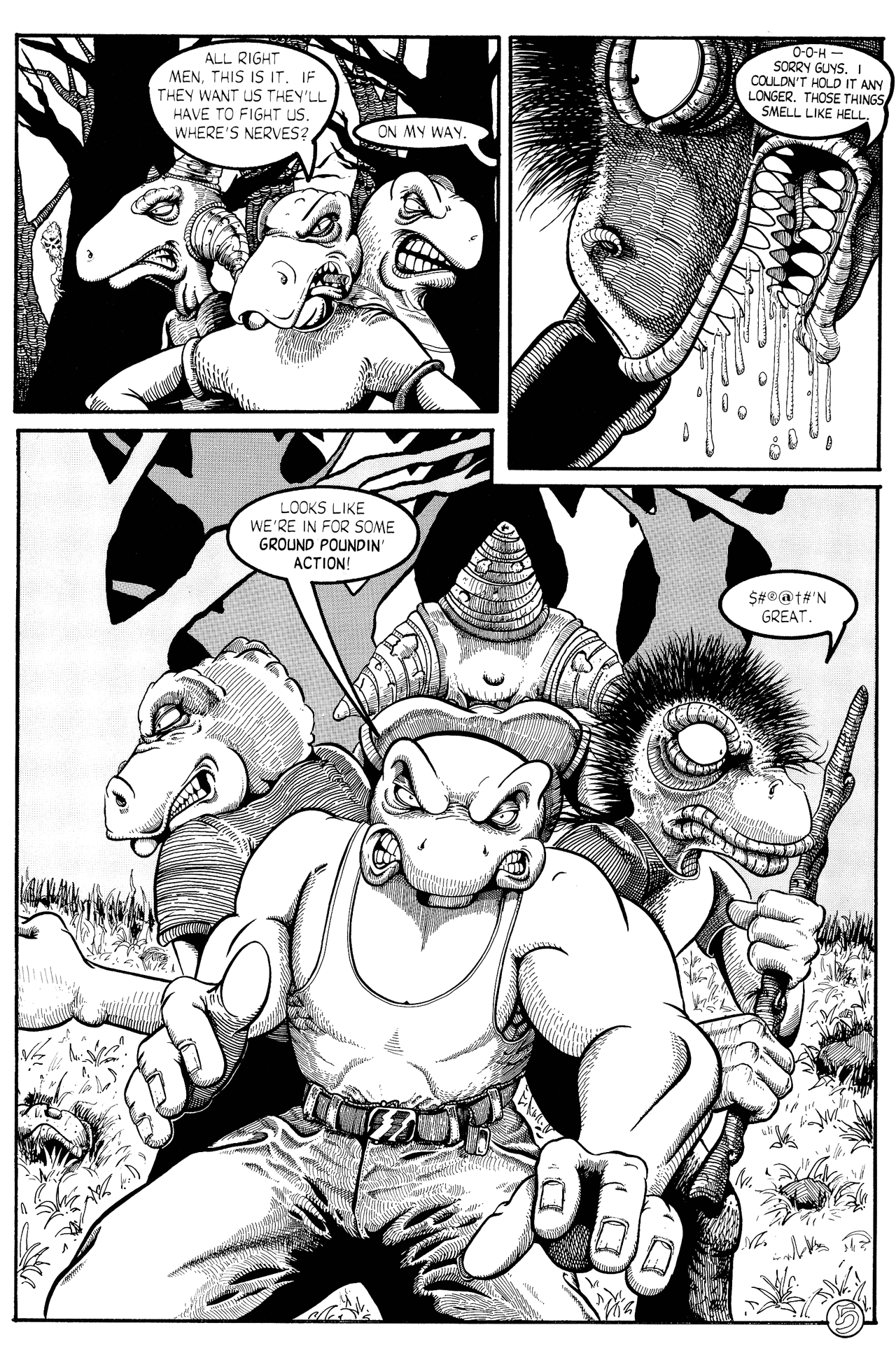 Read online Cold-Blooded Chameleon Commandos comic -  Issue #5 - 6