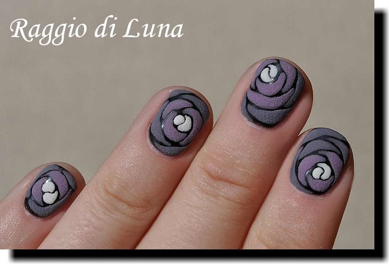 9. Lavender Grey Nail Polish Designs for Prom - wide 2