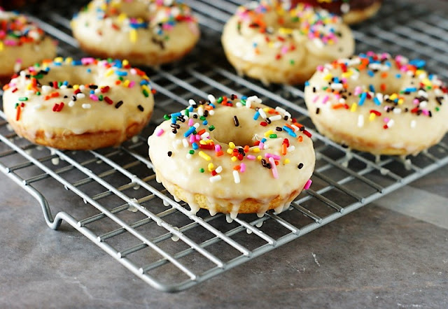 Baked Donuts with Sprinkles Image