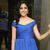 Glamorous Hyderabad Girl Ritu Varma Long Hair Photos In Blue Color Dress