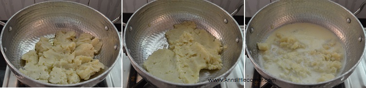 How to make Potato Halwa- Step 2
