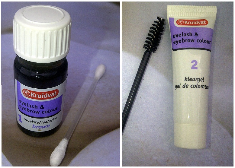 Chaaa Kruidvat eyelash & eyebrow colour!