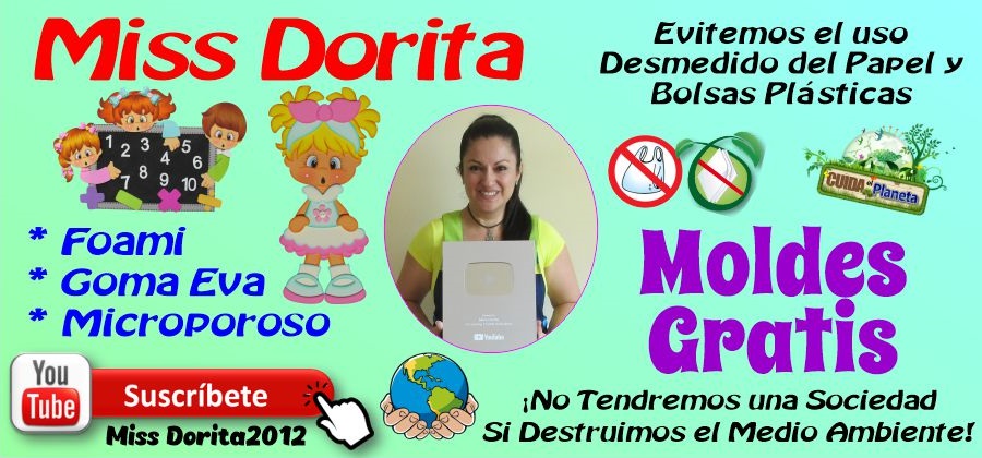 Manualidades en Foami Miss Dorita