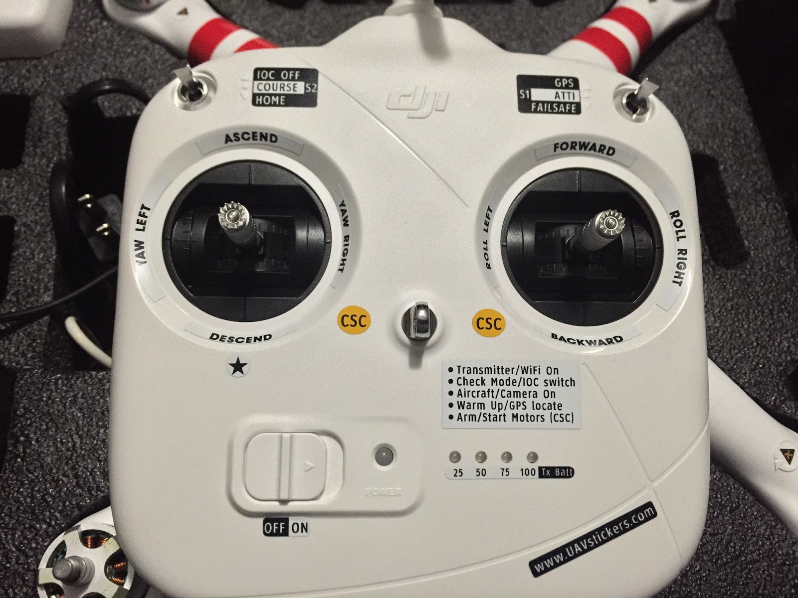 Blog of Edward Czajka: DJI Phantom Controller Stickers