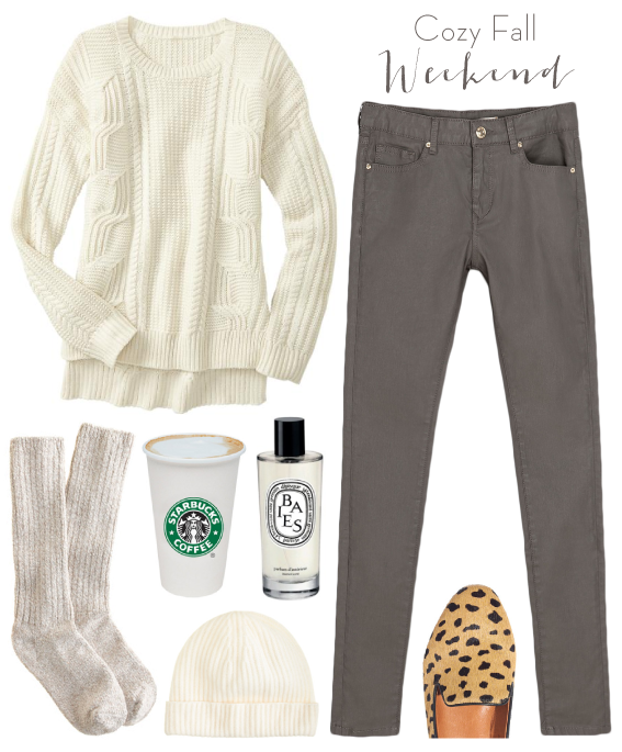 birdie to be: Cozy fall weekend outfit