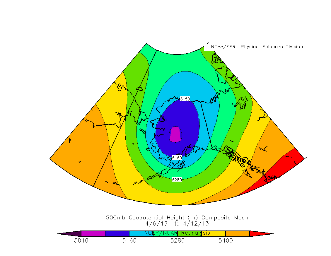 Deep Cold Alaska Weather & Climate The Cold April week