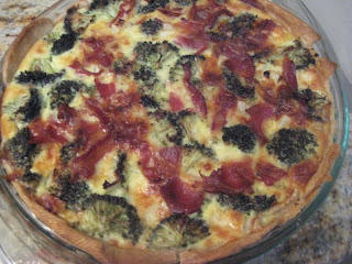 bacon broccoli quiche