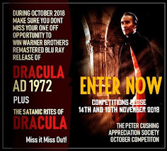 PCASUK COMPETITION NEWS! HAMMER FILMS DRACULA RESURRECTED ONTO BLU RAYS!