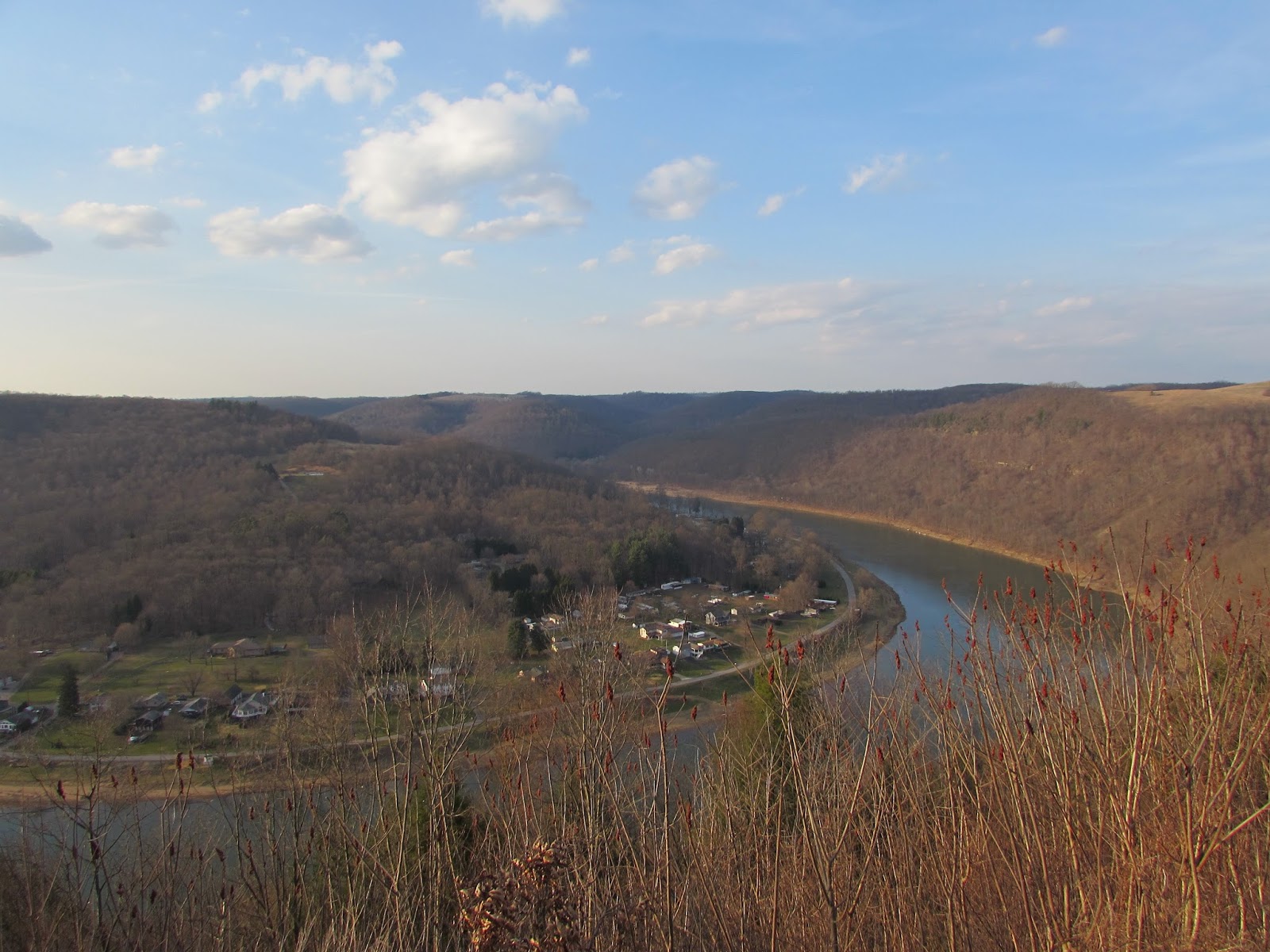 Brady's Bend Terrific Overlook of the Allegheny River in Clarion