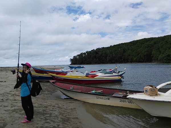 Memancing di Pulau Mantanani