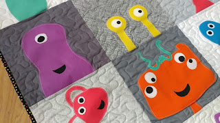 Monster blocks made by kids in our local 4-H club