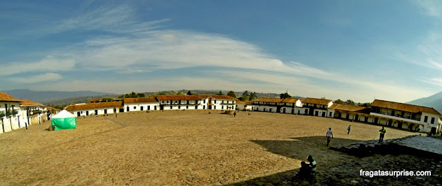 Plaza Mayor de Villa de Leyva, Colômbia