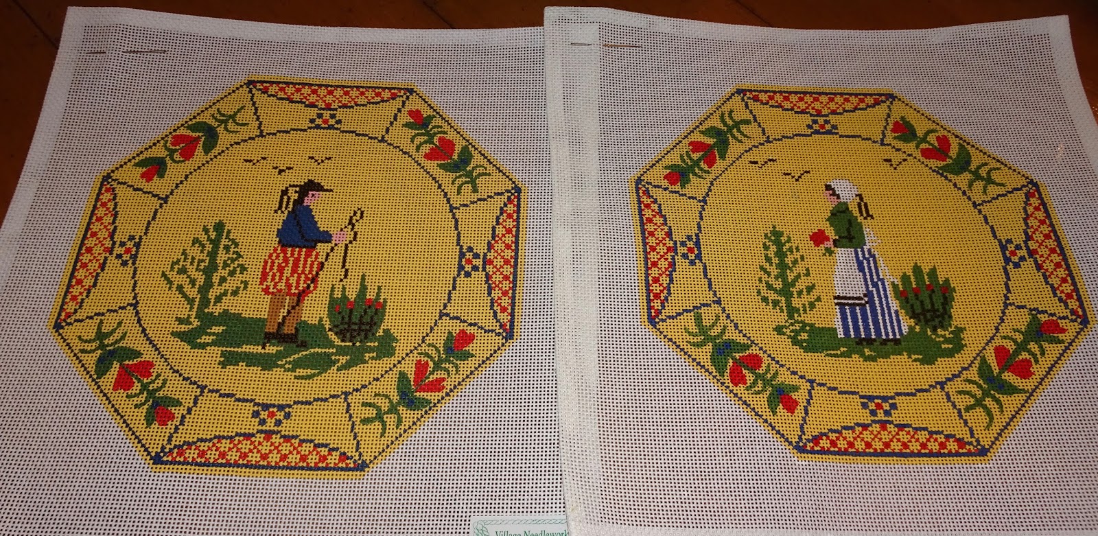 The French Tangerine needlepoint update and a san francisco shop