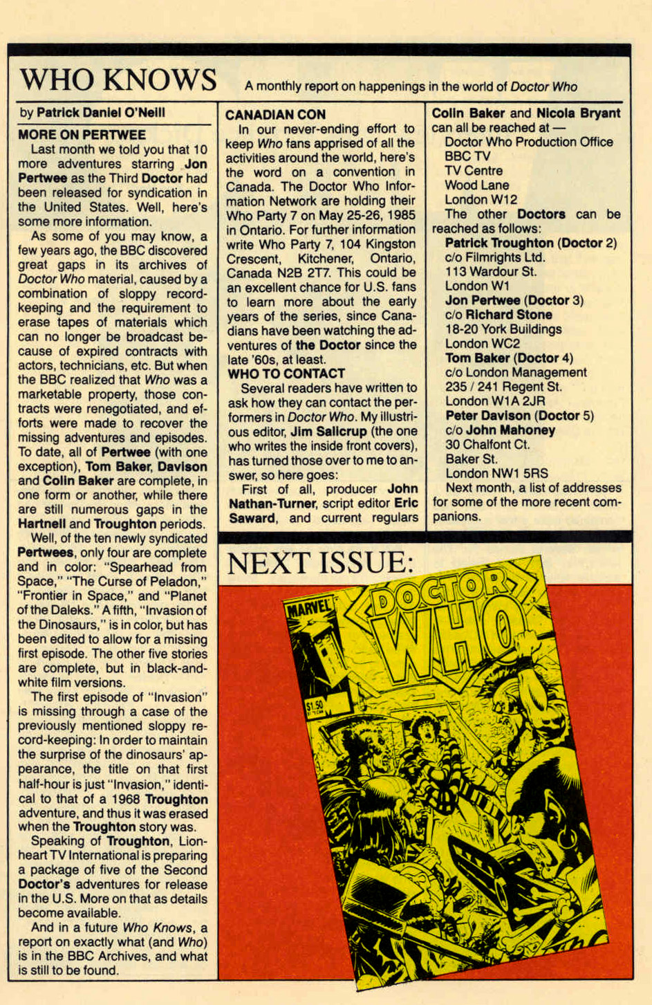 Doctor Who (1984) issue 11 - Page 19