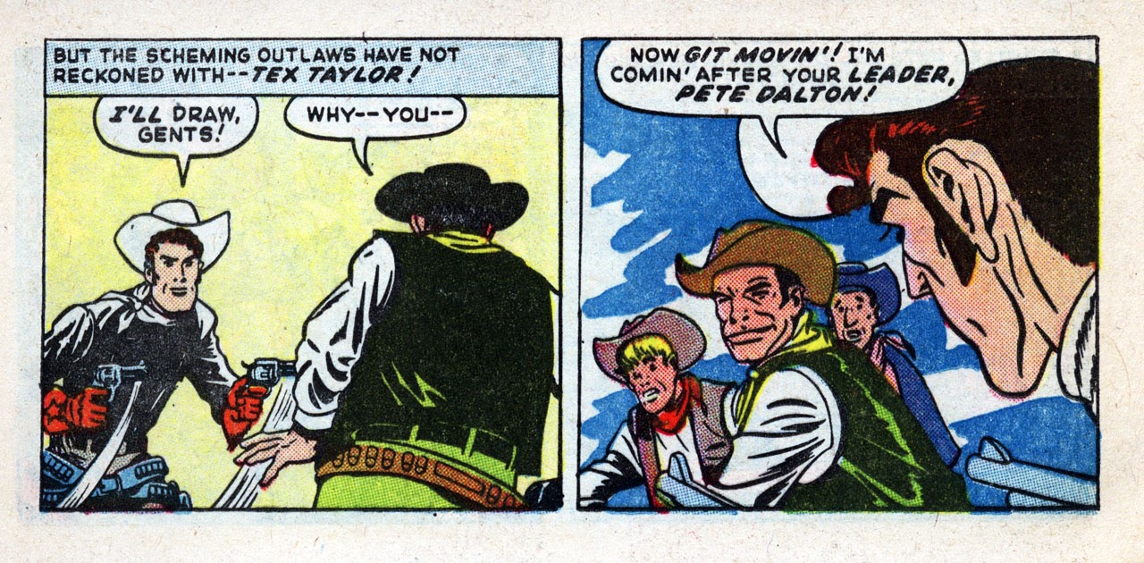 Read online Tex Taylor in "Draw or Die, Cowpoke!" comic -  Issue # Full - 13