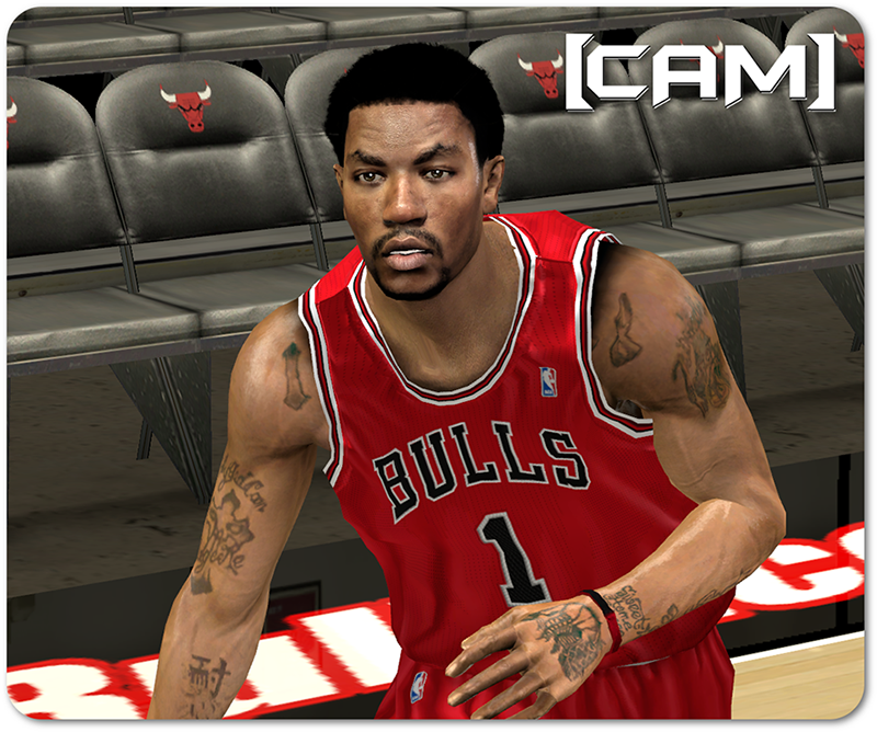 NBA 2K14 Derrick Rose Mini Afro Cyberface Mod