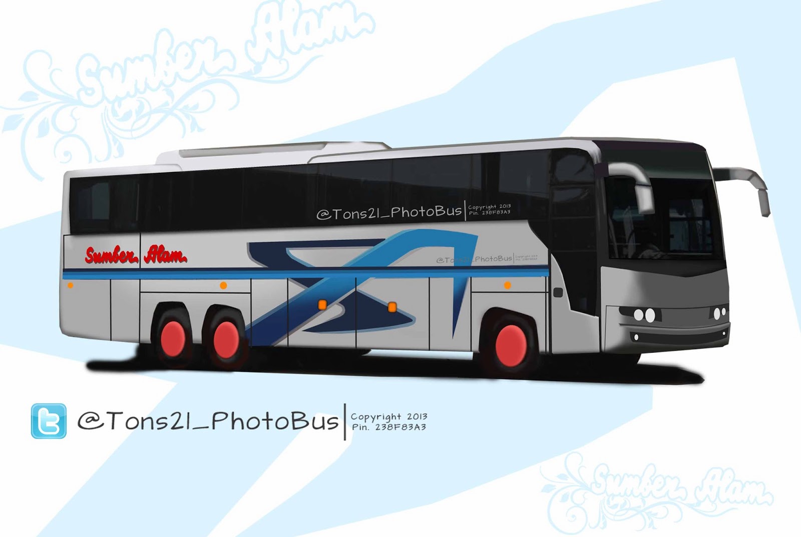 Design Bus Tracing By TONS Terbaru KAROSERI INDONESIA