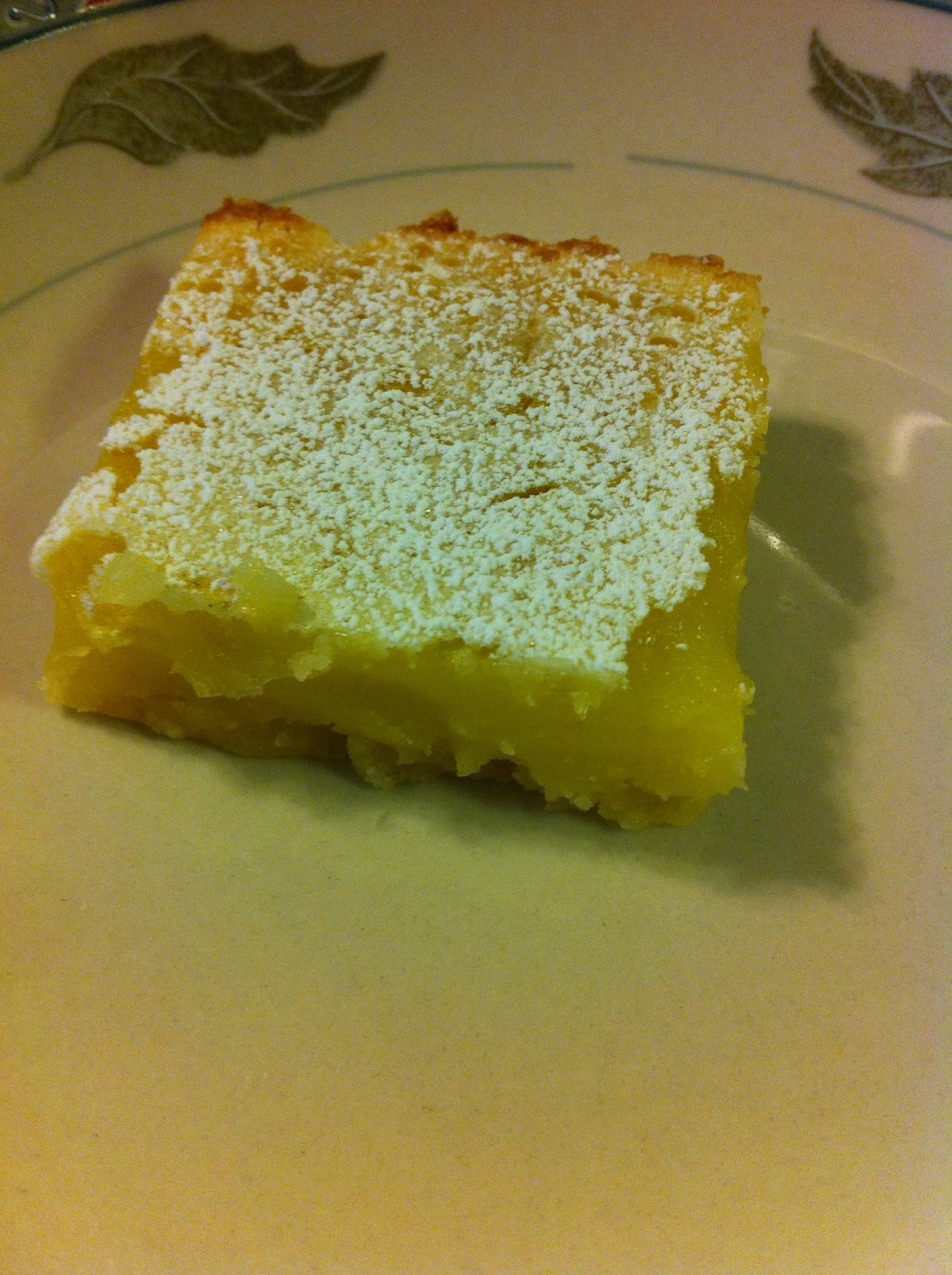 Lost and Food Smitten Kitchen's and Ina Garten's Lemon Bars