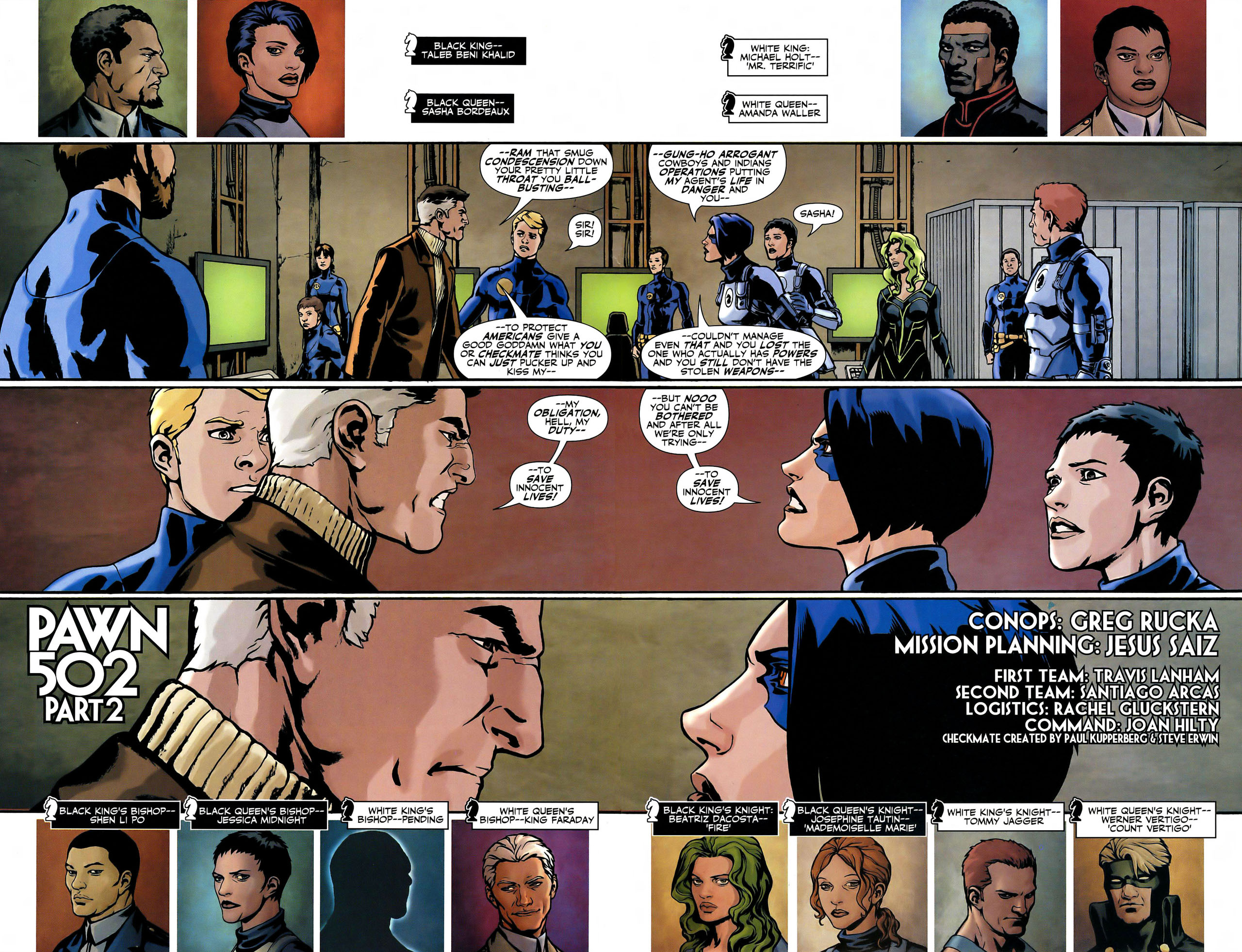 Read online Checkmate (2006) comic -  Issue #9 - 3