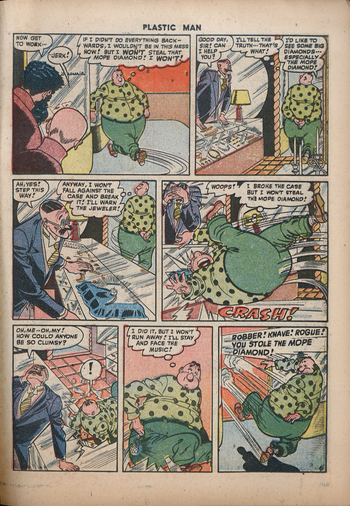Read online Plastic Man (1943) comic -  Issue #12 - 31