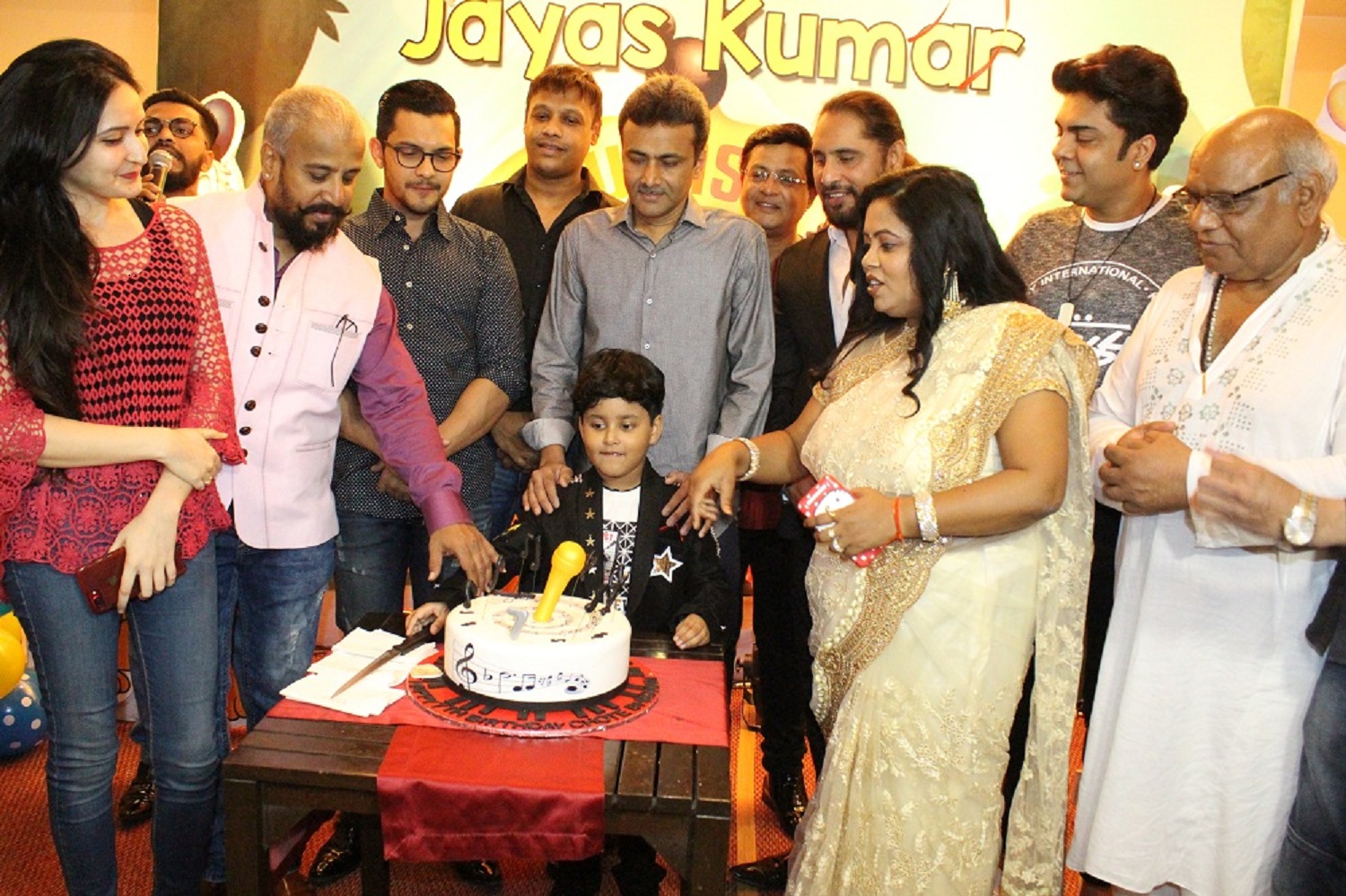 Aditya Narayan joins in the celebration for Jayas Kumar’s surprise